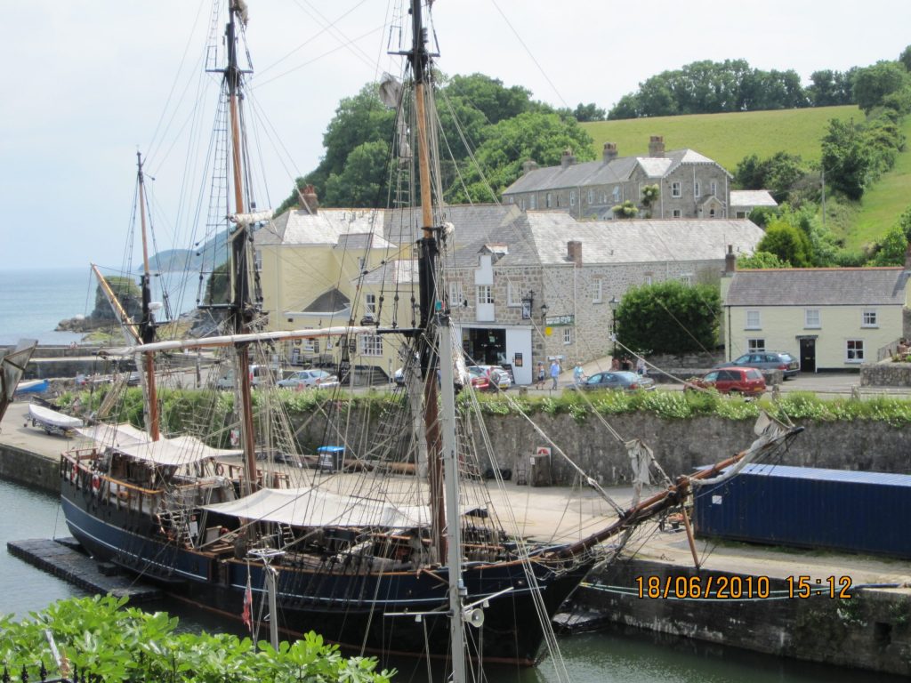 The harbour at Charlestown