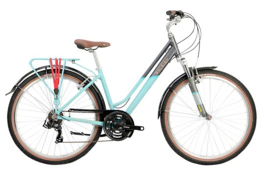 Raleigh Ladies Pioneer Trail hybrid bike for hire in Cornwall